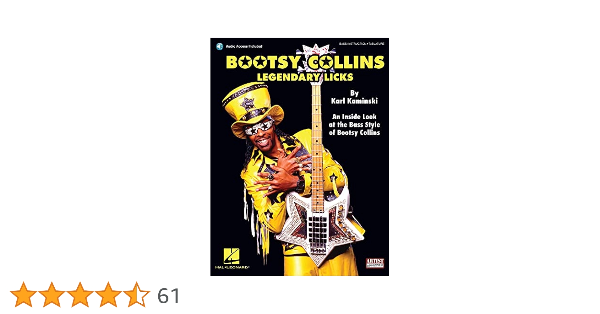 Amazon | Bootsy Collins Legendary Licks: An Inside Look at
